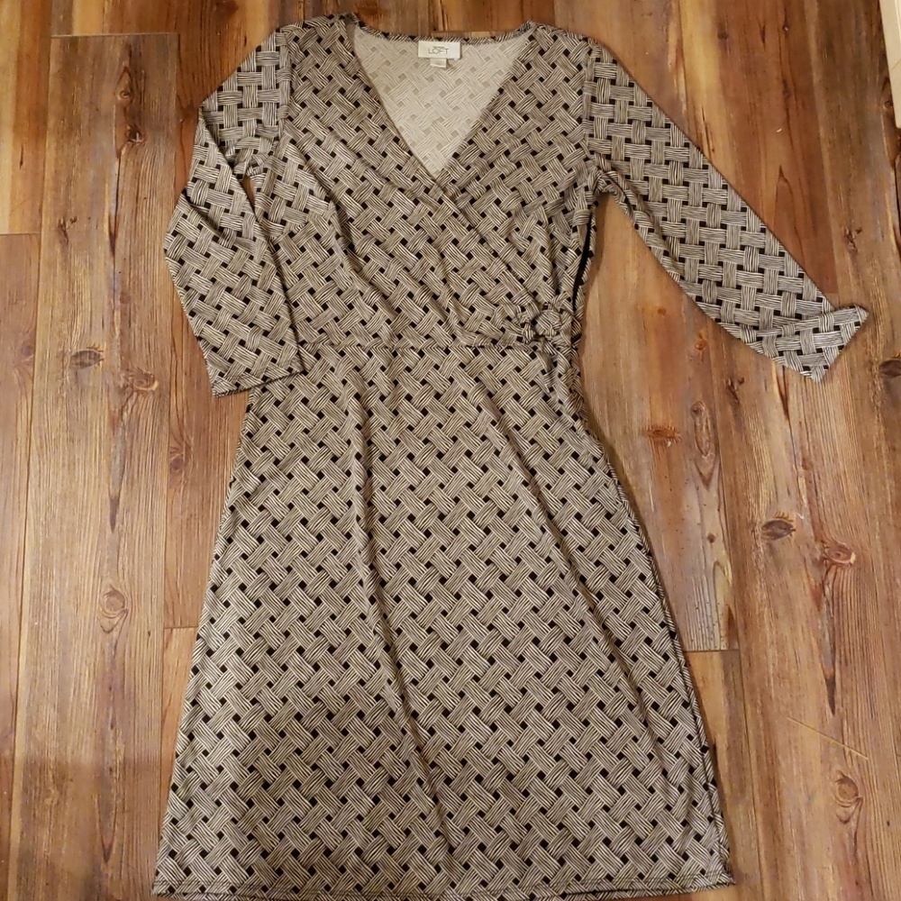 Ann Taylor Loft patterned dress